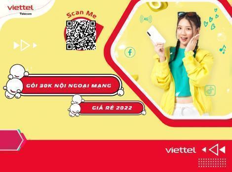 Gói 30K Nội Ngoại Mạng Viettel Giá Rẻ Ưu Đãi 