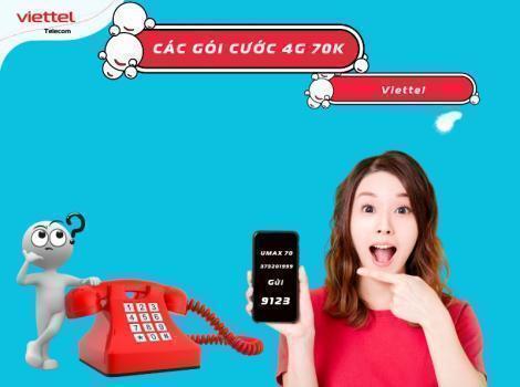 Gói 4G Viettel 70K 1 Tháng Giá Rẻ Ưu Đãi 2025